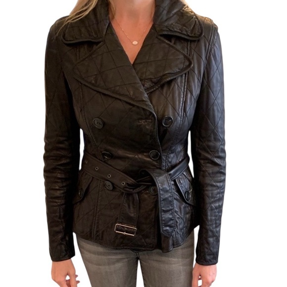 Vintage Burberry Leather Jacket - Picture 10 of 10